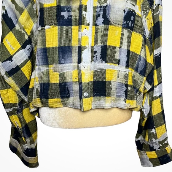 R13 Gathered Waist Button Up Top - Picture 5 of 5